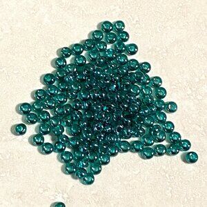 3/$10, Seed Beads Lustre Rocaille ~Teal~
